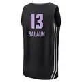Men's Janelle Salaun ＃13 Replica Black Golden State Valkyries Fanatics Explorer Edition Fast Break Jersey