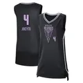 Women's Juste Jocyte ＃4 Explorer Edition Victory Black Golden State Valkyries 2025 Jersey