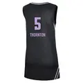 Women's Kayla Thornton ＃5 Explorer Edition Victory Black Golden State Valkyries 2025 Jersey